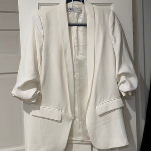 White Zara Blazer